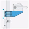 Support de treuil réglable (option)