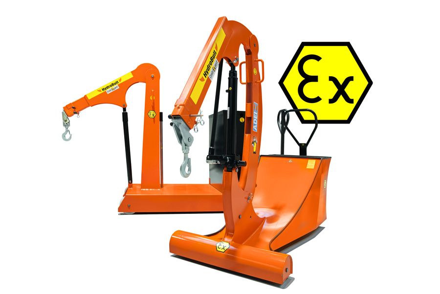 Hydrobull workshop crane with ATEX zone certificate