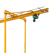 Cantilevered lifting monorail